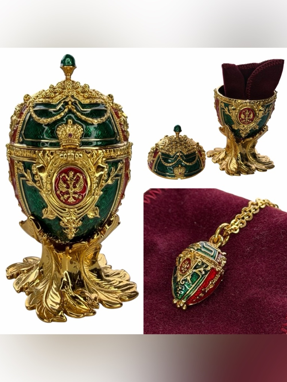 Joan Rivers Imperial Treasures III "The Angel Egg" w/ Replica Pennant